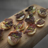 Grillad potatis med parmaskinka