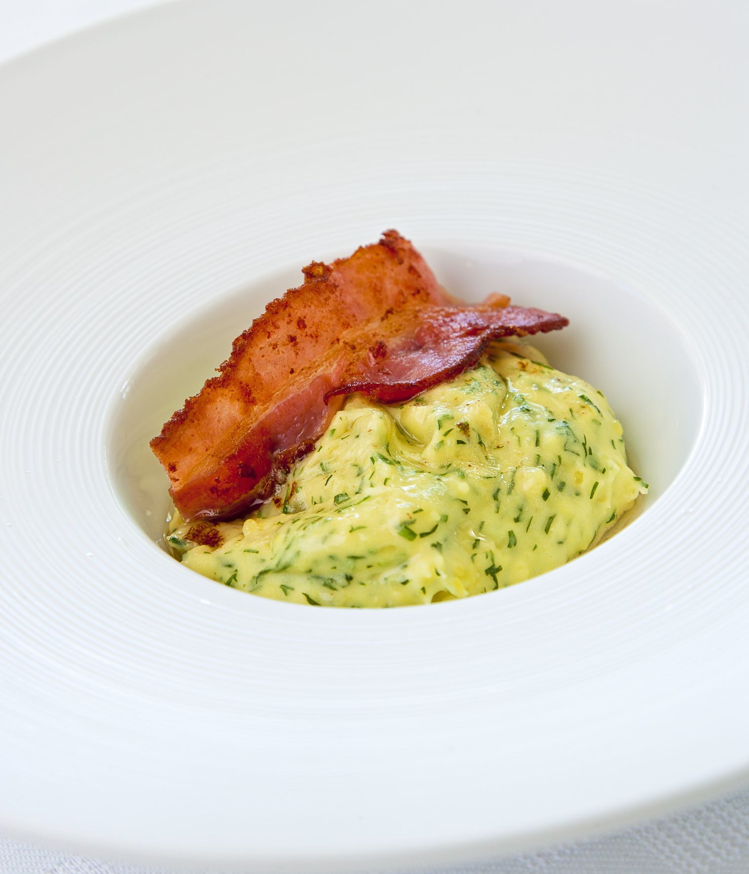 potatispuré med bacon