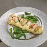 Potatismos med pilgrimsmusslor