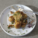 Rostad potatis med kantarellsmör